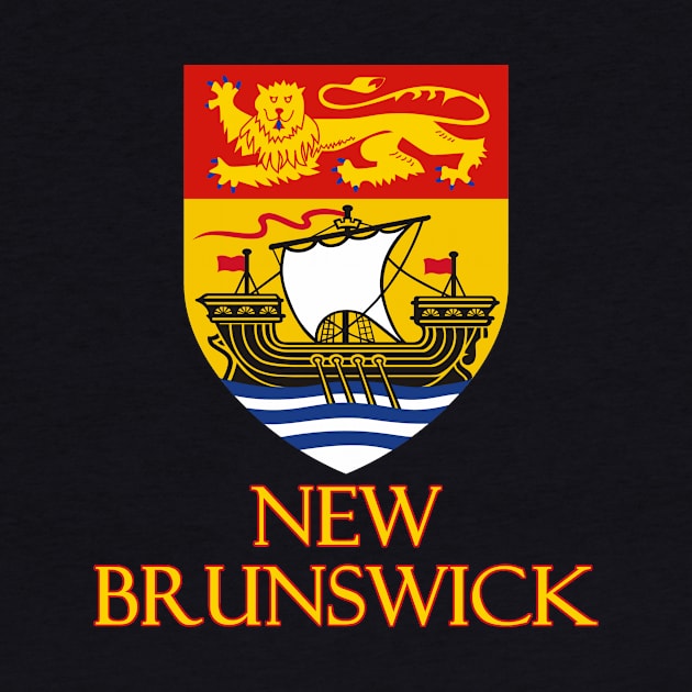 New Brunswick, Canada - Coat of Arms Design by Naves